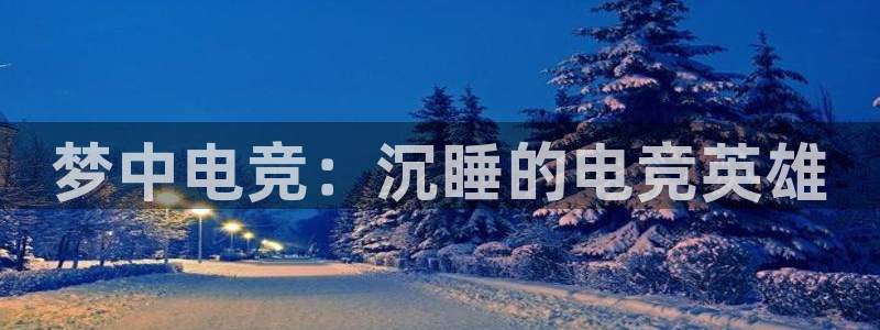 乐竞电竞平台手机：梦中电竞：沉睡的电竞英