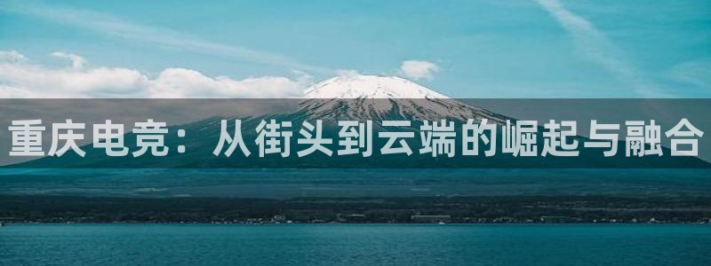 乐竞电竞app平台下载：重庆电竞：从街头